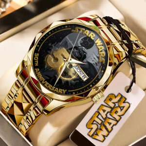 Star Wars 50th Anniversary Alloy Luxury Quartz Watch - TMTHU7115