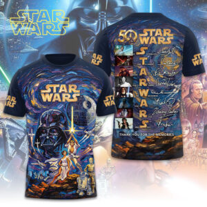 Star Wars 50th Anniversary 3D Apparel - TMTHU6597