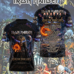 Iron Maiden 2026 World Tour 3D Apparel - TMTHU6646