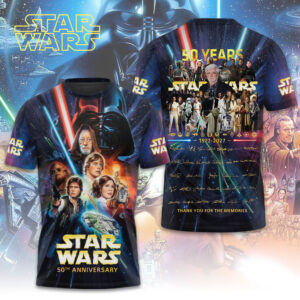 Star Wars 50th Anniversary 3D Apparel - TMTHU6984