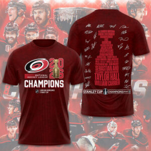 Carolina Hurricanes 2026 Stanley Cup Champions 3D Apparel - TMTHU6992