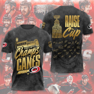 Carolina Hurricanes 2026 Stanley Cup Champions 3D Apparel - TMTHU7058