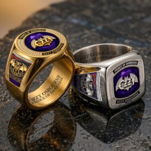 Ozzy Osbourne 3D Engraved Ring - TANTN23257