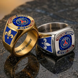 Paris Saint-Germain Champions of Europe 25/26 3D Engraved Ring - TANTN23293