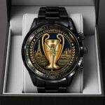 Paris Saint-Germain Champions of Europe 25/26 Black Stainless Steel Watch – TANTN23300