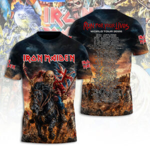 Iron Maiden Tour 2026 3D Apparel - TANTN23318