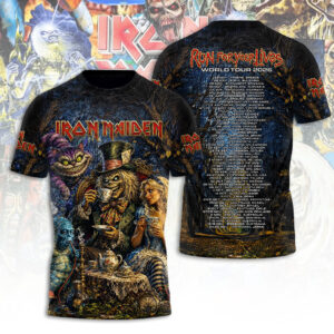 Iron Maiden Tour 2026 3D Apparel - TANTN23344