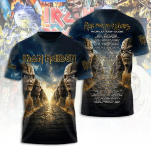 Iron Maiden Tour 2026 3D Apparel - TANTN23346
