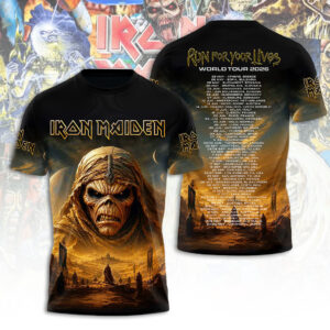 Iron Maiden Tour 2026 3D Apparel - TANTN23347
