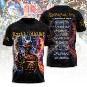 Iron Maiden Tour 2026 3D Apparel - TANTN23383
