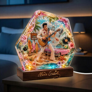 Elvis Presley Custom Shape Acrylic Light Box - TANTN23457