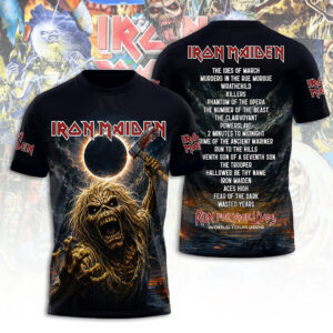Iron Maiden Tour 2026 3D Apparel - TANTN23505