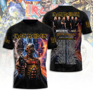 Iron Maiden Tour 2026 3D Apparel - TANTN23506