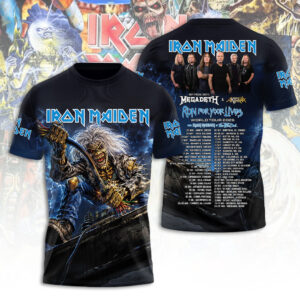 Iron Maiden Tour 2026 3D Apparel - TANTN23507