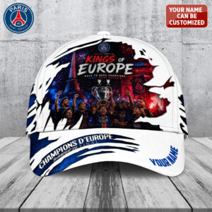 Personalized Paris Saint-Germain Champions of Europe 25/26 Classic Cap - TANTN23541
