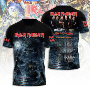 Iron Maiden Tour 2026 3D Apparel - TANTN23584