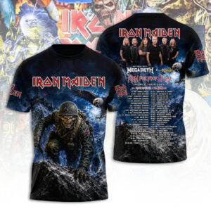 Iron Maiden Tour 2026 3D Apparel - TANTN23588