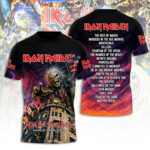 Iron Maiden Tour 2026 3D Apparel - TANTN23597