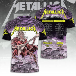 Metallica Tour 2026 3D Apparel - TANTN23606