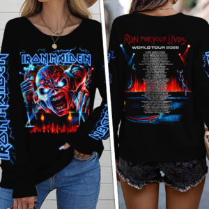 Iron Maiden Tour 2026 Round Neck Raglan Sleeve Sweatshirt – TANTN23608