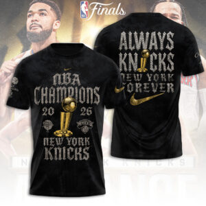 New York Knicks NBA Finals Champions 2026 3D Apparel - TANTN23633