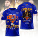 New York Knicks NBA Finals Champions 2026 3D Apparel – TANTN23642