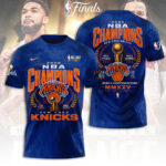 New York Knicks NBA Finals Champions 2026 3D Apparel – TANTN23644