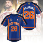 New York Knicks NBA Finals Champions 2026 Baseball Jersey – TANTN23675