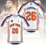New York Knicks NBA Finals Champions 2026 Baseball Jersey – TANTN23677