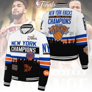New York Knicks NBA Finals Champions 2026 Varsity Jacket – TANTN23682