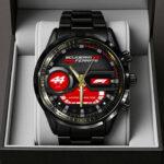 Scuderia Ferrari x Lewis Hamilton Black Stainless Steel Watch – TANTN23692