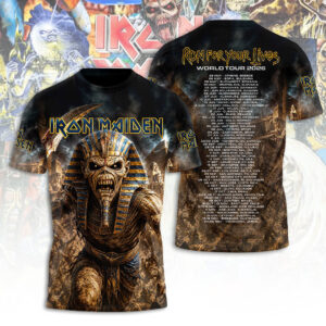Iron Maiden Tour 2026 3D Apparel - TANTN23707