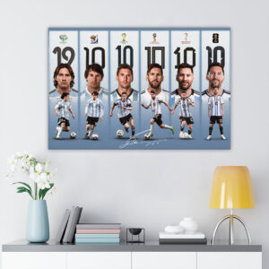 Argentina National Team x Lionel Messi Rectangle Canvas With Inne Frame - TANTN23734