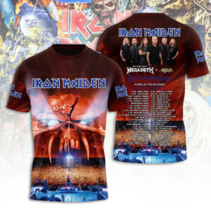 Iron Maiden Tour 2026 3D Apparel - TANTN23742