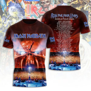 Iron Maiden Tour 2026 3D Apparel - TANTN23743