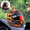 Red Bull Racing x Max Verstappen Custom shape 2-sided Acrylic Car Ornament - TANTN23765