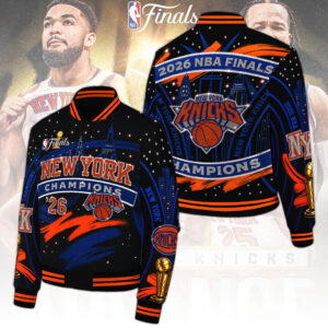 New York Knicks NBA Finals Champions 2026 Varsity Jacket – TANTN23790