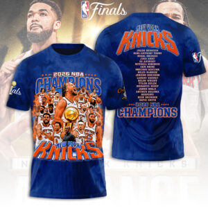 New York Knicks NBA Finals Champions 2026 3D Apparel - TANTN23801