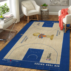 New York Knicks NBA Finals Champions 2026 Rectangular Rug - TANTN23806