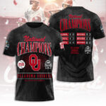 Oklahoma Sooners 2026 NCAA Baseball Men’s College World Series Champions 3D Apparel – TANTN23836