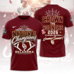 Oklahoma Sooners 2026 NCAA Baseball Men’s College World Series Champions 3D Apparel – TANTN23858