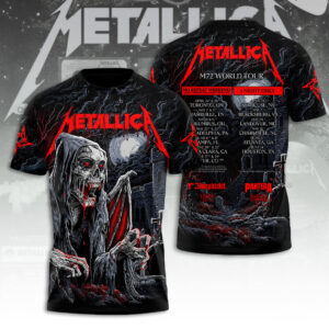 Metallica Tour 2026 3D Apparel - TANTN23906