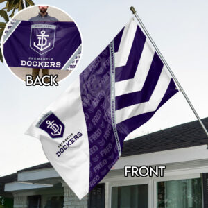 Fremantle Dockers 3D Double-side House Flag - TANTN23941