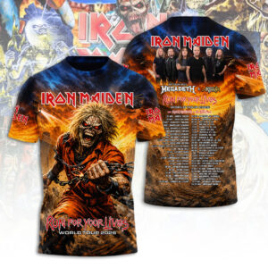 Iron Maiden Tour 2026 3D Apparel - TANTN23969