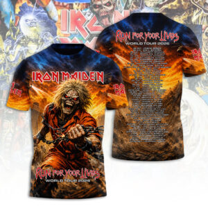 Iron Maiden Tour 2026 3D Apparel - TANTN23970