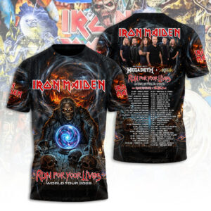 Iron Maiden Tour 2026 3D Apparel - TANTN23972