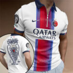 Paris Saint-Germain Champions of Europe 25/26 Zip Polo Shirt – TANTN23976