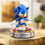 Sonic the Hedgehog 35th Anniversary Custom Shape Acrylic Plaque – TANTN23981