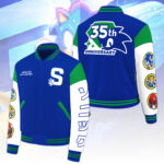 Sonic the Hedgehog 35th Anniversary Varsity Jacket – TANTN23999