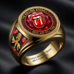 The Rolling Stones 3D Engraved Ring – HOATT18542